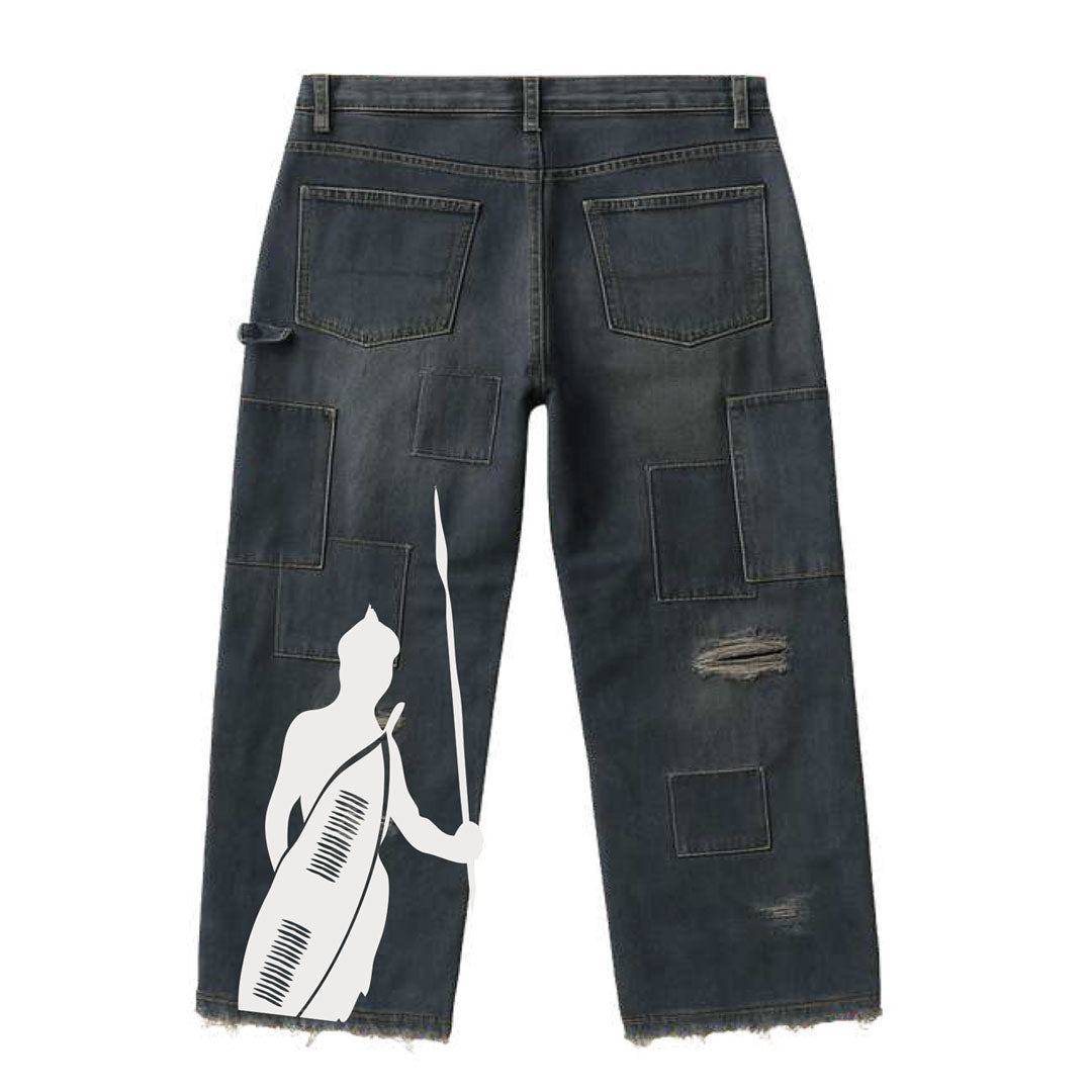 Lu-Dawg Denim Cargos